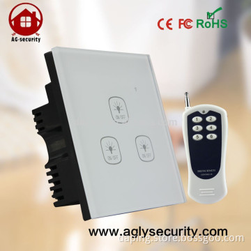 3 Gang wall switch with touch function power switch with led indicator light